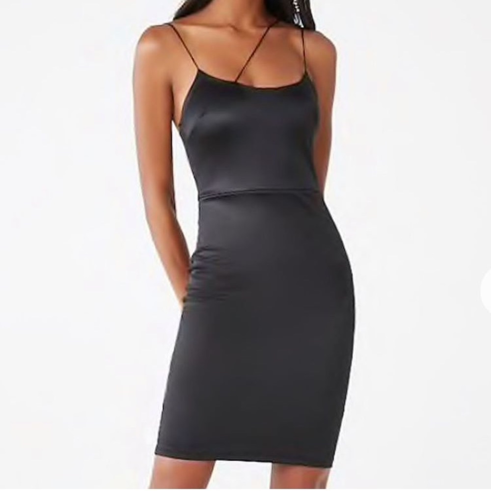 Forever21 satin strappy dress